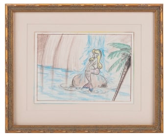 A "Peter Pan" Mermaid Storyboard.