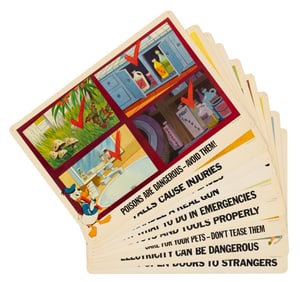 A Set of No. 105 Home Safety Study Prints.
