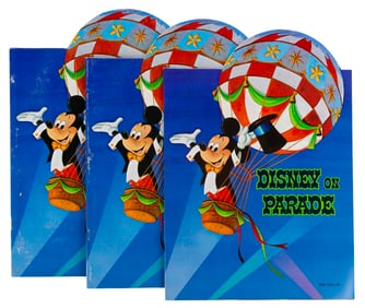A Trio of Disney On Parade Programs.