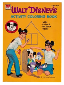 A 1974 Mickey Mouse Club Activity Coloring Book.