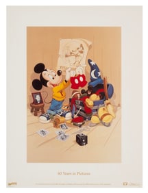 A Mickey 60 Years Disney Channel Promo Poster.