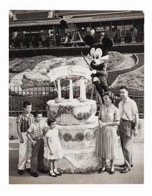 A Disneyland 5th Anniversary Oversized Photograph.