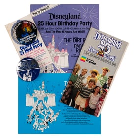 A Collection of 25th Anniversary Party Memorabilia.