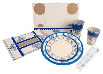 A Disneyland 25th Anniversary Dining Memorabilia Collection.