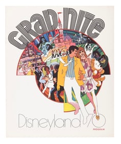 A Disneyland Grad Night '70 Program.