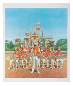 A Charles Boyer Signed "Walt's Music Makers" Print.