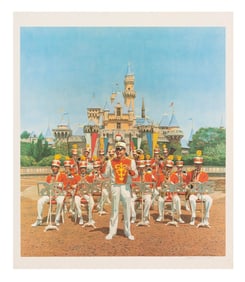A Charles Boyer Disneyland Band Lithograph.