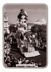 A Disneyland Party Gras Exhibit Photo.