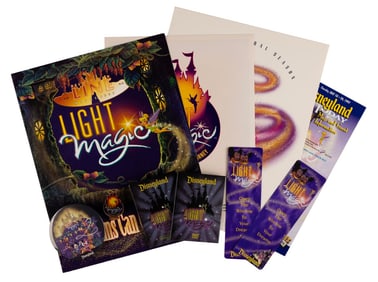 A Collection of Disneyland Light Magic Souvenirs.