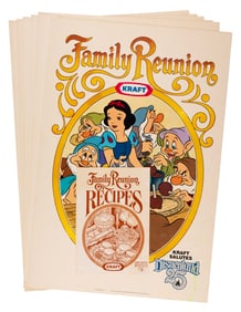 Kraft Disneyland 25th Family Reunion Display Posters.
