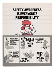 A 1986 Safety Awareness Cast Member Booklet.