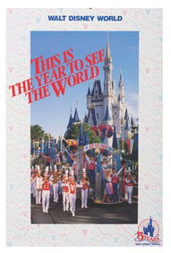 A Walt Disney World 15th Anniversary Poster.