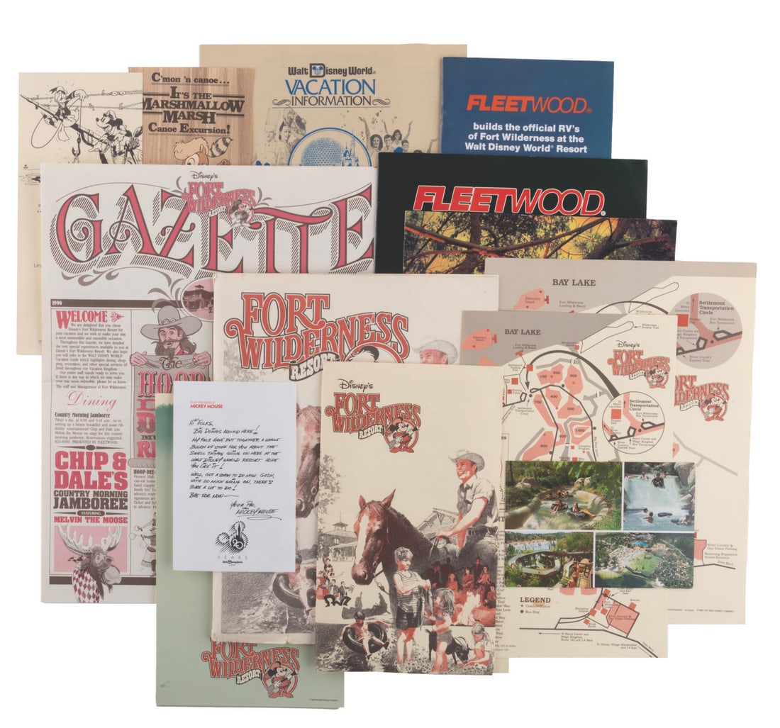 A Fort Wilderness Resort Check-In Packet. (1 of 14)