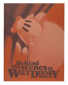 A Behind the Scenes at Walt Disney World Booklet.