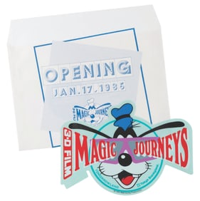 A Tokyo Disney "Magic Journeys" Sticker in Envelope.