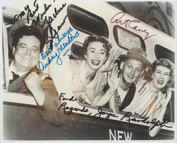 A Multi-Signed “The Honeymooners" Photo.