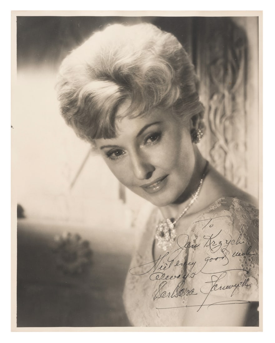 A Barbara Stanwyck Signed Photo. (1 of 1)