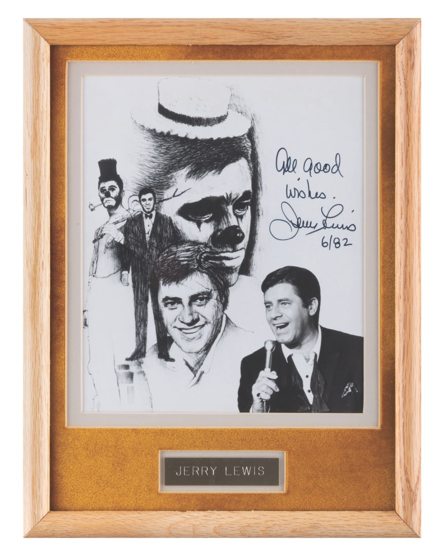 A Jerry Lewis Signed Photo. (1 of 1)