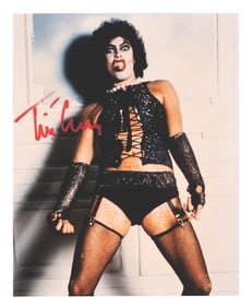 A Signed Photo of Tim Curry as Dr. Frank-N-Furter.