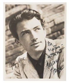 A Gregory Peck Signed Headshot. (1 of 1)