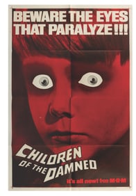 A “Children of the Damned" One-Sheet Poster.