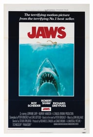 A “JAWS" Original One-Sheet Poster.