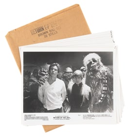 A Brown Bag Set of "Return of the Jedi" Publicity Stills.