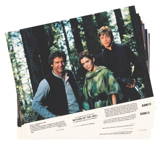 A Set of “Return of the Jedi" Lobby Cards.