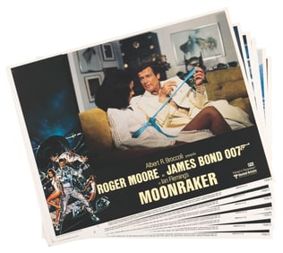 A "Moonraker" Lobby Card Collection.