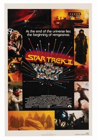 A “Star Trek II: The Wrath of Khan" One-Sheet Poster.