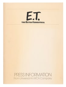 An "E.T. the Extra-Terrestrial" Press Kit.