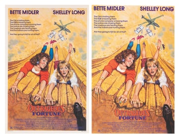 An "Outrageous Fortune" East Coast Poster & Display.