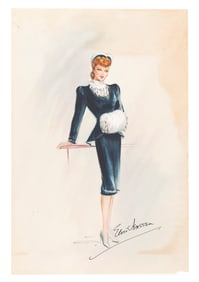 An “I Love Lucy" Lucille Ball Costume Design.