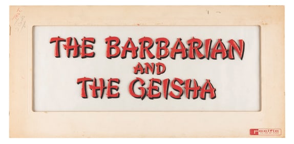 "The Barbarian and the Geisha" Title Art.