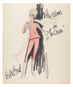 An Edith Head "The Oscar" Edie Adams Costume Design.