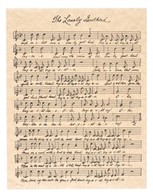 Prop "The Lonely Goatherd" Sheet Music for "The Sound of Music."