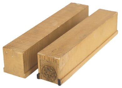 A Pair of Prop Imperial Credit Ingots from “Andor."