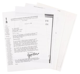 Four Pages of George Gibbs Award-Related Photocopies.