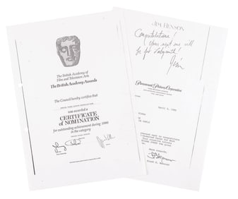 A Pair of George Gibbs Awards-Related Photocopies.