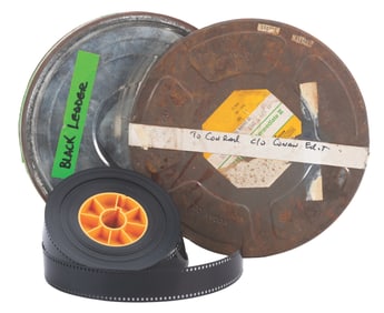 A Pair of "Conan the Barbarian" 35mm Film Cans.