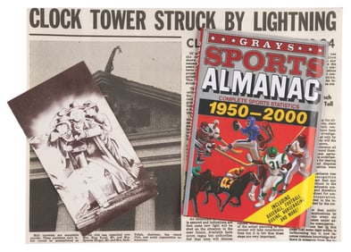 A "Back to the Future Part III" Foreign Premiere Invitation and Props