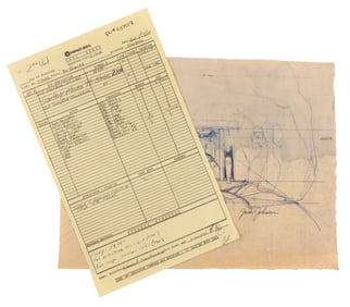A Signed “The Goonies" Production Blueprint and Call Sheet.