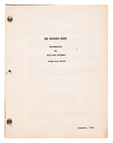 An Early "The Princess Bride" Screenplay.
