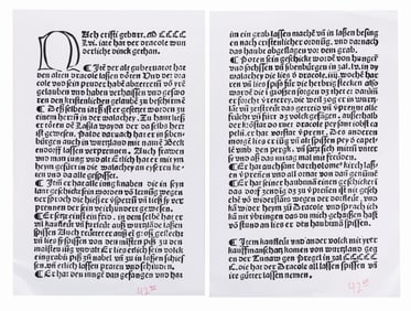 A Pair of “Bram Stoker's Dracula" Vampyre Book Concept Pages.