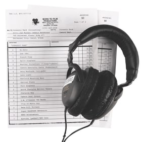 Steven Spielberg's “Jurassic Park" Headphones.