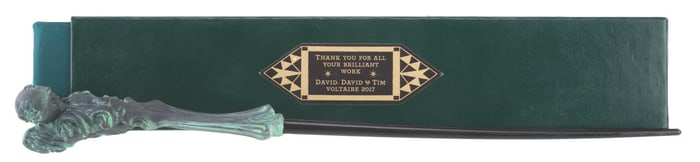 A “Fantastic Beasts: The Crimes of Grindelwald? Wand Crew Gift.