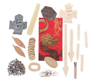 A Prop Test and Surplus Piece Collection from The Hobbit.