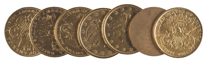 Confederate Prop Coins from “Sahara.