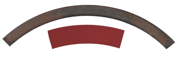 A Pair of Captain America Shield Components from "Iron Man 2."