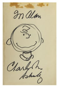 More Peanuts Signed with a Sketch by Charles Schulz.